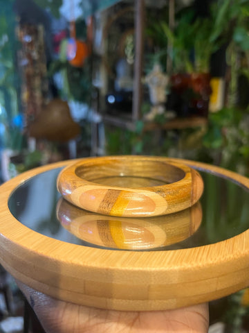 Wood bangle