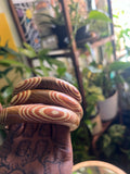 Wood bangle